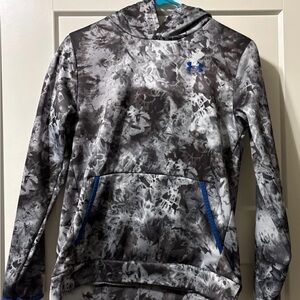 Under Armour Blue and Gray Hoodie